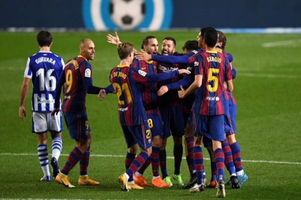 Барселона добыла волевую победу над Реал Сосьедадом