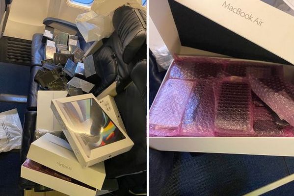 Прятали технику Apple в мусор. В аэропорту «Борисполь» разоблачили контрабанду