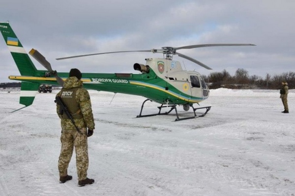 На Сумщину прибыл новый пограничный вертолет Airbus Н125