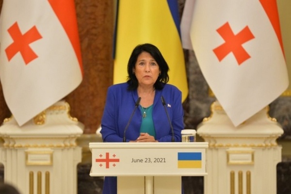 Президент Грузии выразила солидарность с Украиной