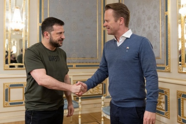 Зеленский встретился с главой МИД Дании