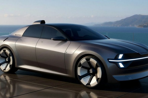 Skoda S100: Концептуальный электрический седан 2025 года — конкурент в сегменте премиум-футуризма