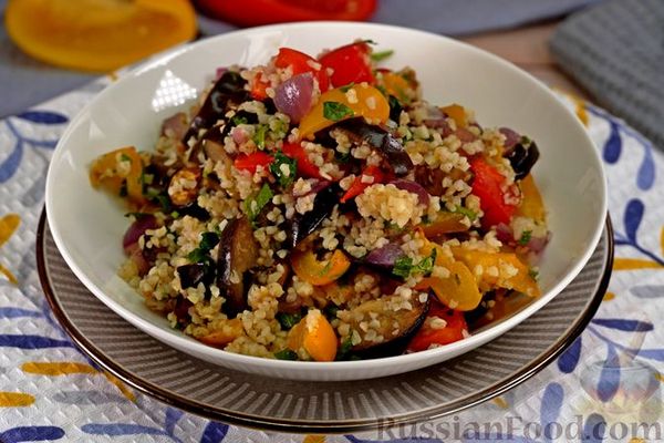**Салаты-ужины с булгуром и овощами: современные решения для легкости и энергии**