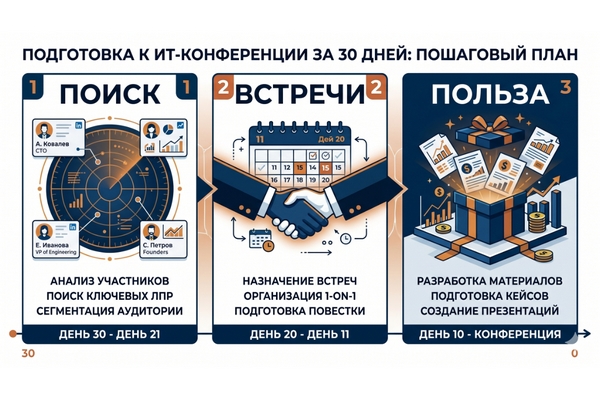 Как собирать корпоративных клиентов (B2B) на мероприятиях: методология