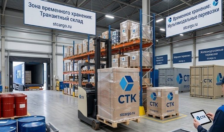 Временное хранение грузов на транзитном складе при мультимодальных перевозках