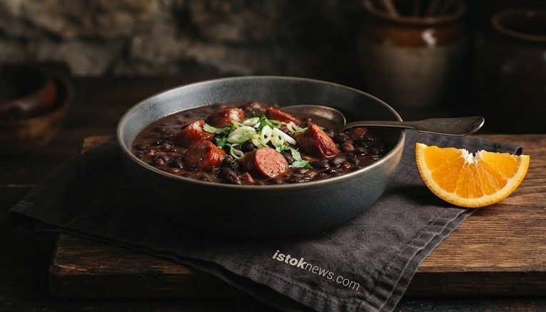 Рагу из черной фасоли с копченостями: баланс вкуса и сытости