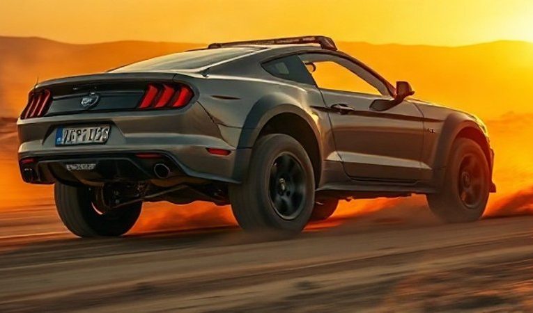 Инновационный подход: Ford проектирует внедорожный раллийный спорткар Mustang Baja с V8