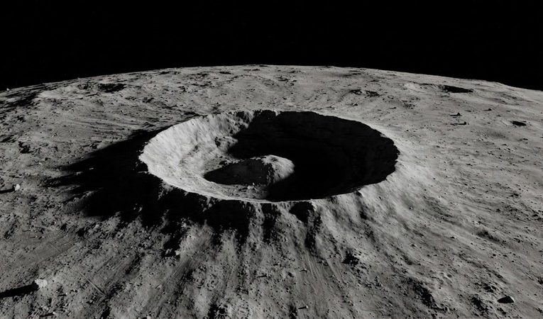 След космической программы: на Луне образовался 18-метровый кратер от падения ракеты SpaceX