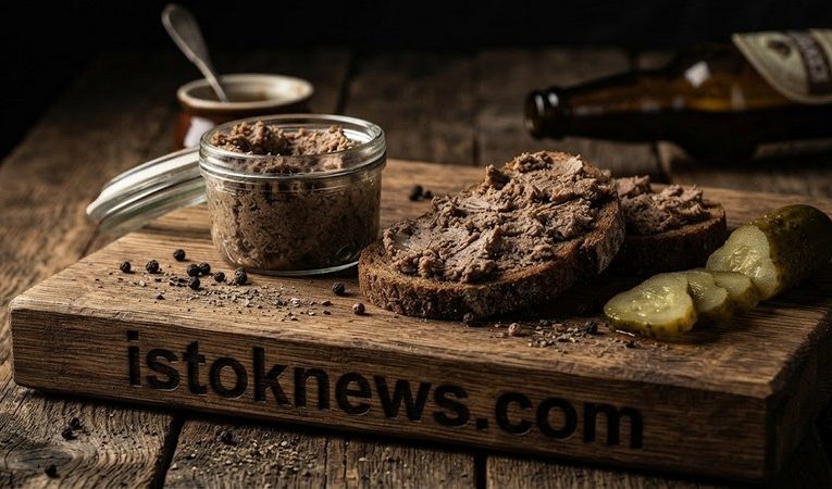 Быстрая солонина-намазка в блендере: паштет из сала с мясной прожилкой