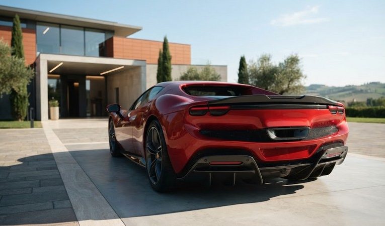 Технологии: Ferrari запатентовала рухомі задні ліхтарі для покращення аеродинаміки