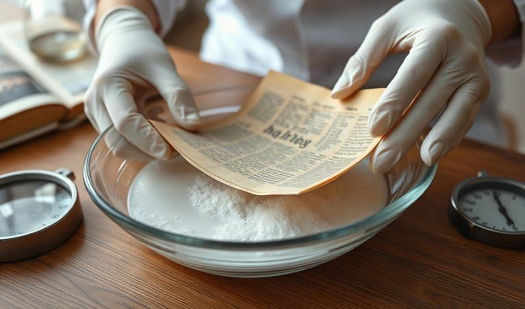 Консервация истории: как спасти старые газетные вырезки от разрушения с помощью магнезии