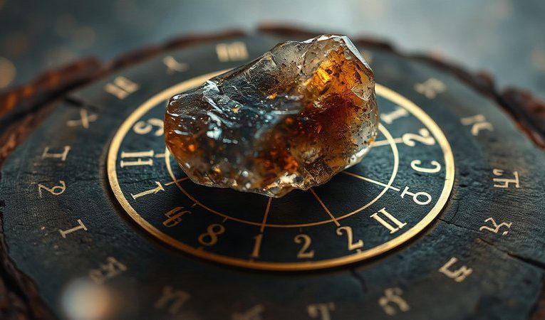 Метеоритный кристалл в окружении зодиакальных колец