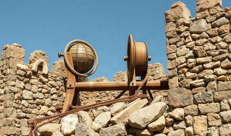 Изобретение баллисты и скручивающихся жильных торсионов в 399 году до н. э.: метательные машины Античности