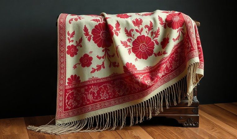 Шерстяные шали купцов Смирновых: история набойки и становления текстильного бренда