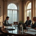 Представители благотворительных организаций и университетов на встрече в британском ведомстве по вопросам программ убежища