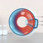 Детальная 3D-модель передней камеры глаза с путями оттока водянистой влаги